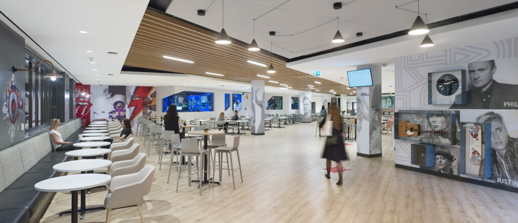 Aercoustics supported Rogers Radio’s renovation and relocation their radio studios into a more prominent and accessible space within the building.